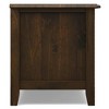 WyndenHall 72" Portland Low TV Stand for TVs up to 80" Mahogany Brown - 4 of 4