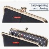 Wikineon Ladies' Black Purse ¨C Sleek & Stylish Design with Premium Material, Spacious Interior for Daily Essentials, Versatile for Casual Outings - 4 of 4