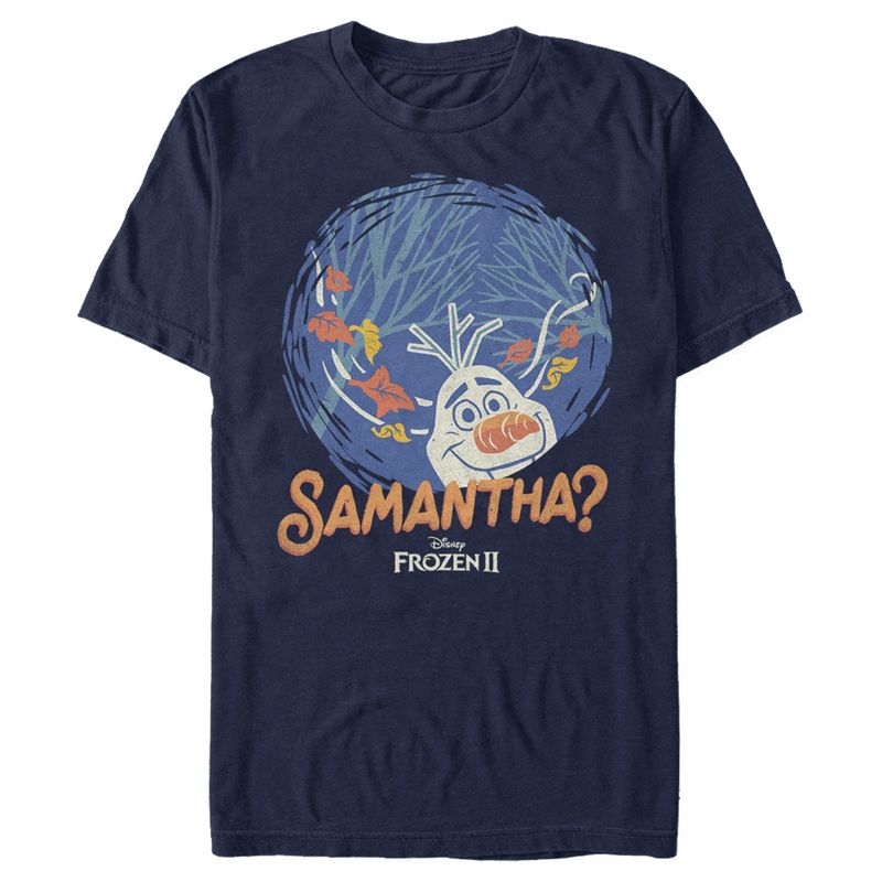 Men's Frozen 2 Olaf Samantha T-Shirt, 1 of 5