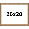 PosterPalooza | 26x20 Wood Antique Frame with UV Acrylic, 4 Finishes: Bronze, Gold, Silver, and Black - 2 of 4