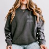 Simply Sage Market Embroidered Tis The Season Bold Cursive Lightweight Garment Dyed Sweatshirt - 3 of 4