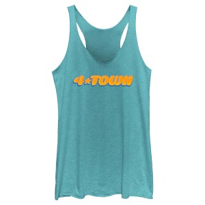 Women's Turning Red 4*Town Band Logo Racerback Tank Top - 1 of 4
