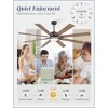 Arceso 72 Inch Farmhouse Ceiling Fan with Light & Remote, 8 Oil Bronze Blades, Quiet DC Motor, Adjustable for Large Rooms - 2 of 4
