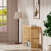 KIGFTSOD 46" Solid Wood Narrow Console Table Nature for Living Room, Foyer - 2 of 4