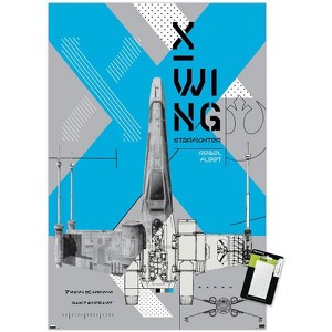Trends International Star Wars: Power Of The Force - X-Wing Unframed Wall Poster Prints - 1 of 4
