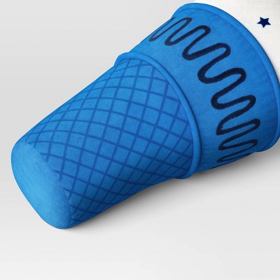 Ice Cream Shaped Throw Pillow White/Red/Blue - Sun Squad&#8482;_1