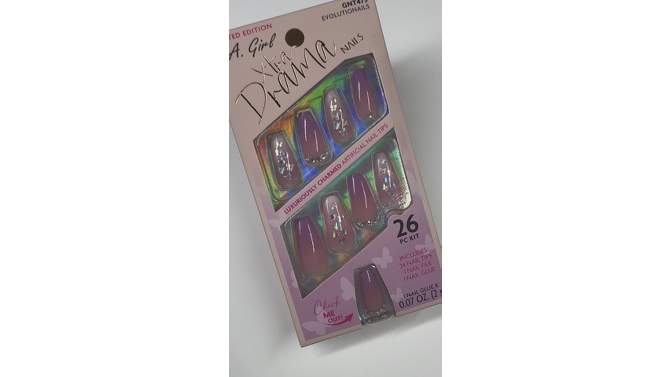 L.A. Girl Xtra Drama Fake Nails - Evolutionails - 26pc, 2 of 8, play video