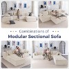 MAXYOYO Modular Sectional Sofa Couch, Sleeper Chair Modern Boneless Couch for Living Room, No Assembly Required - 3 of 4