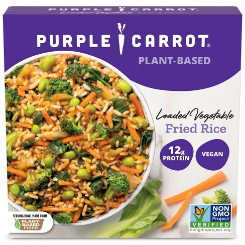 Purple Carrot Vegan Frozen Plant Based Loaded Vegetable Fried Rice - 10 ...