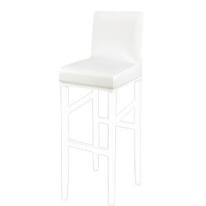 PiccoCasa Bar Pub Counter Height Side Stretch Chair Covers with Elastic Band - 1 of 4