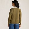 Lands' End Women's Drifter Rugby with Woven Collar Sweater - 2 of 4