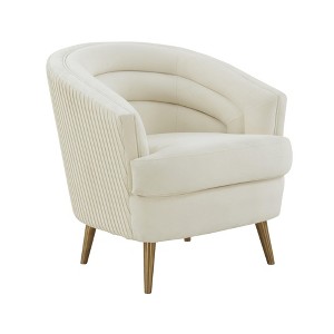 TOV Furniture Jules Velvet Accent Chair by Inspire Me! Home Decor - 1 of 4