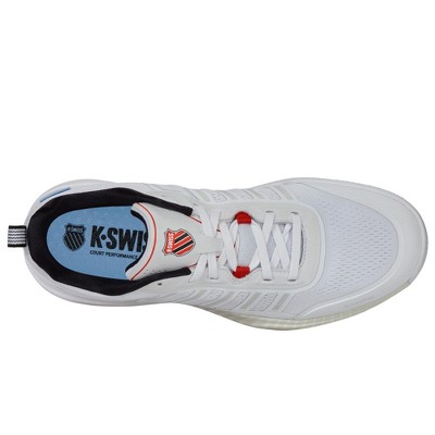 K-Swiss Men's Ultra Court Pickleball Shoe (White/Black/Mars Red) (12) — фото 5