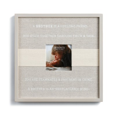 DEMDACO A Brother's Bond Frame Beige