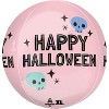 16" Orbz Halloween Pastel Skulls Balloon with 4 Latex Balloons – Spooky Party Decoration - 2 of 4