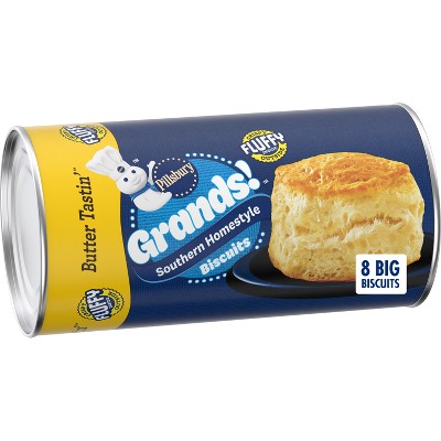 Pillsbury Grands! Homestyle Butter Tastin' Biscuit - 16.3oz/8ct: No Artificial Sweeteners, No High Fructose Corn Syrup
