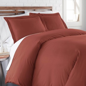Southshore Fine Living Easy Care, wrinkle resistant, ultra-soft Duvet Cover Set with Shams - 1 of 4