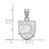 Black Bow Jewelry 14k White Gold U.S. Military Academy Black Knights NCAA Small Pendant - 2 of 3