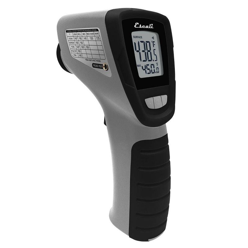 Escali SpotIR Infrared Surface and Probe Digital Thermometer Gray, 2 of 11