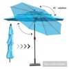 Aoodor 10 ft Patio Umbrella, Outdoor Table Umbrella, Market Umbrella with 3 Tier - 4 of 4