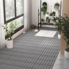 Tangkula 18PCS Interlocking Deck Tiles 12" x 12" Waterproof All Weather Flooring Covering - 4 of 4