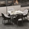 Kitchen Dining Table Rectangular Table w Metal Frame 30" H - 4 of 4