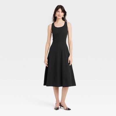 Women's Corset Midi A-Line Dress - A New Day™