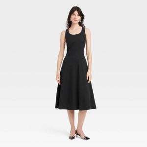 Women's Corset Midi A-Line Dress - A New Day™ - 1 of 3