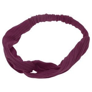 Unique Bargains Women's Stripes Elastic Cross Headwrap 1 Pc - 1 of 4