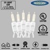 Novelty Lights 35 light T5 Traditional LED Christmas Mini Light Set (White Wire, 11.5 Feet) - image 4 of 4