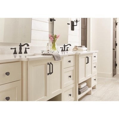 Matte Black 5-1/16 inch Modern Cabinet Pull with Mounting Hardware