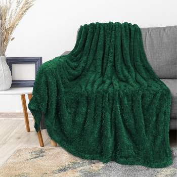 ZonLi Green Throw Blanket for Couch,50 x 60,Green Marl - Basket Weave  Blanket with Hand Knotted Tassels - Decorative Throw Blankets for Sofa and  Bed