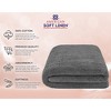 American Soft Linen 100% Cotton Oversized Bath Sheet, 40 in by 80 in Bath Towel Sheet, Dark Gray - 4 of 4