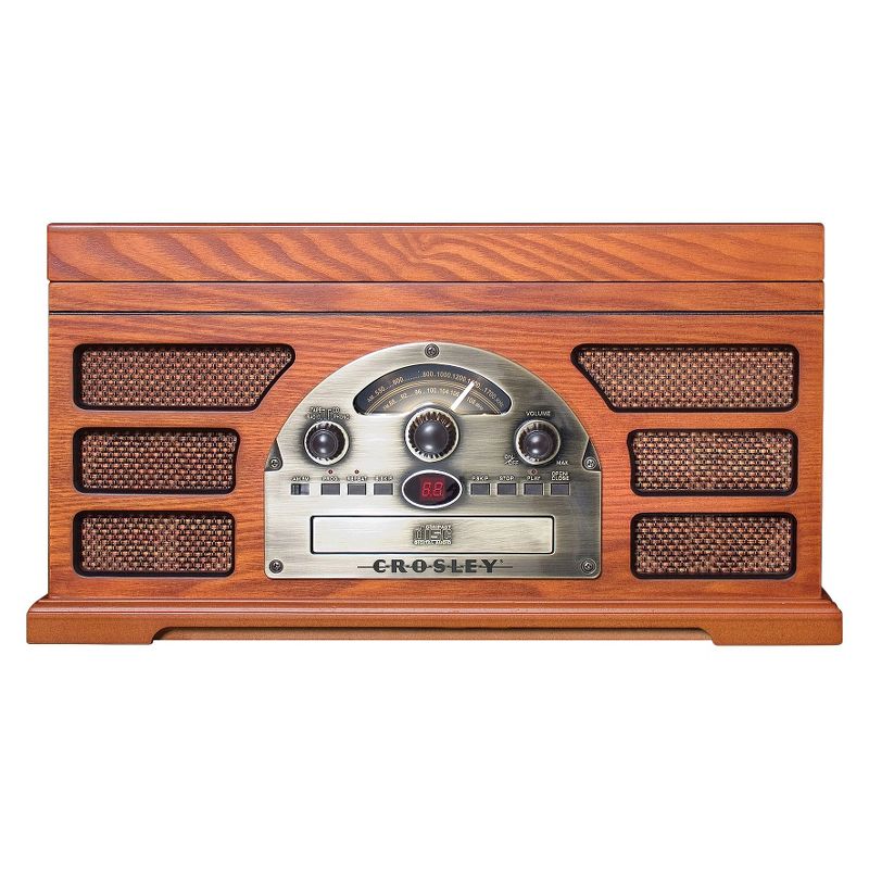 Crosley Rochester 5 in 1 Entertainment Center - Paprika (CR66D-PA), 3 of 7