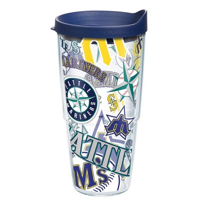 Mlb Seattle Mariners Classic Tumbler With Lid - 24oz : Target