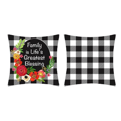 Evergreen Family is Life's Greatest Blessing Interchangeable Pillow Cover