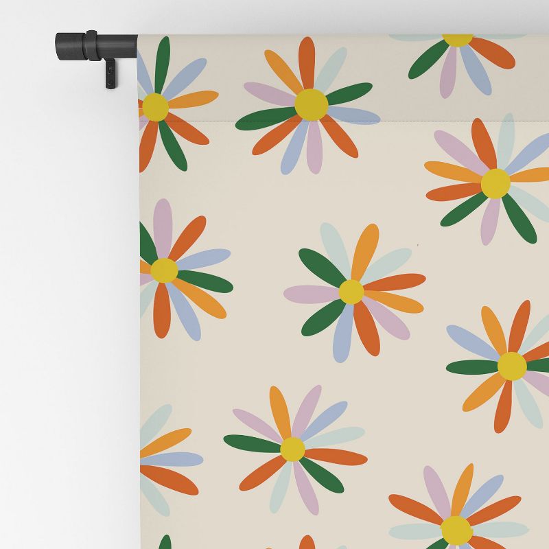 Lane And Lucia Patchwork Daisies Curtain Panel - Society6, 4 of 5