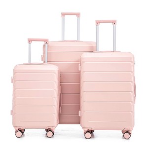MAYEERTY 3-Piece Luggage Set (20"/24"/28") - PP Spinner Wheels, Carry-On, Matching Color, Combination Lock - 1 of 4