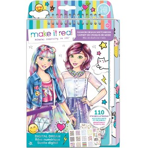 Make It Real: Digital Dream Fashion Design Sketchbook Kit - 1 of 4