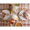 Design Imports Give Thanks Plaid Tablecloth 70 Round - 3 of 4