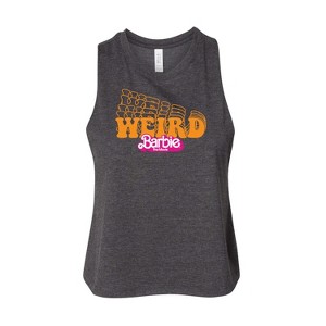 Women's - Barbie - Stacked Weird Barbie Graphic Racerback Tank - 1 of 3