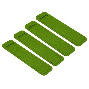 Unique Bargains Portable Mini Pocket Felt Home Office Travel Pen Case 4 Pcs - 1 of 4
