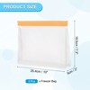 Unique Bargains Reusable Leakproof Zip PEVA Freezer Food Storage Bags 3 Pcs - 2 of 4