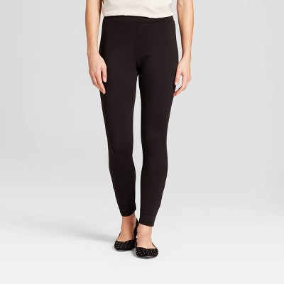 Women's High Waist Ponte Leggings - A New Day™ Black : Target