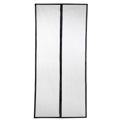 Magic Mesh Elite Black Magnetic Screen Door for Outdoor Use