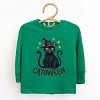 The Juniper Shop Catoween Cat Toddler Long Sleeve Tee - 2 of 4