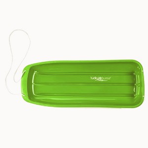 Lucky Bums Snow Kids 48 Inch 1 Person Plastic Toboggan Sled w/ Pull Rope - 1 of 4