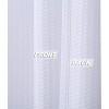 TackView Embossed Pattern Shower Curtain, Microfiber Fabric Shower Liner Waterproof Polyester Fabric - 2 of 4