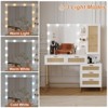 Vanity Benches, Modern Makeup Vanity Desk with Adjustable Mirror, Built in Charging Station, 5 Drawers - 4 of 4