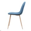 PAGED Mid-Century Dining Chairs Set of 2 Upholstered Living Room Chairs with Metal Legs for Living Room - 3 of 4